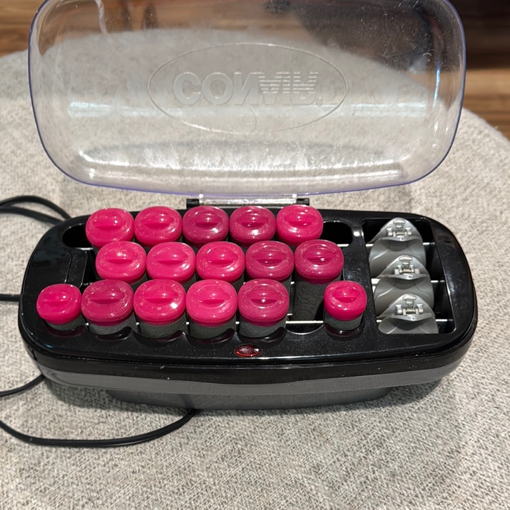 Conair Hot Rollers Set in Pink and Black